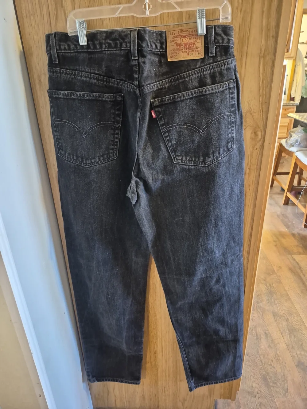 Levi's® Men's Black Straight-Leg Jeans
